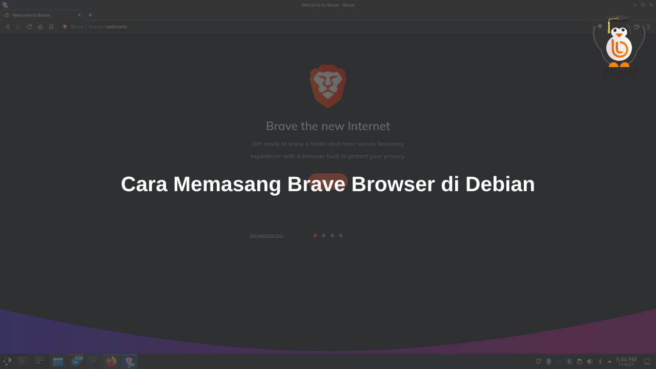 Cara Install Brave Browser di Debian