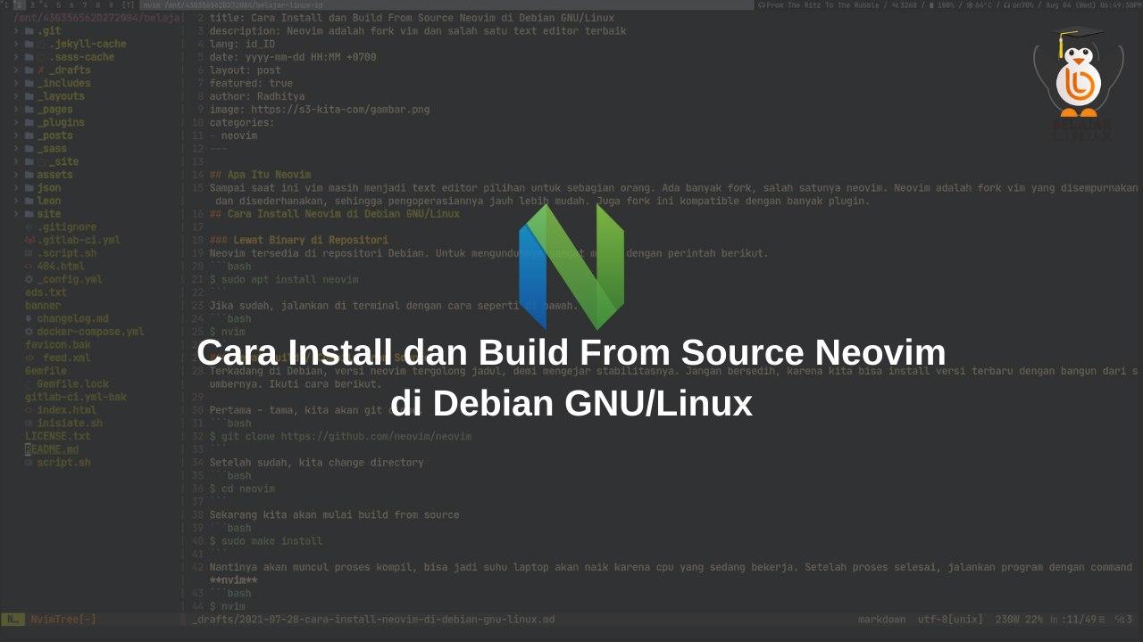 Cara Install Dan Build From Source Neovim Di Debian GNU/Linux Belajar ...